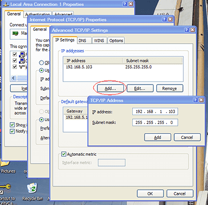 Advanced TCP/IP Settings