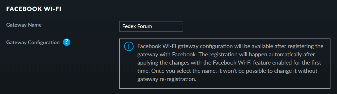 Использование Facebook для гостевого WiFi в UniFi Controller.