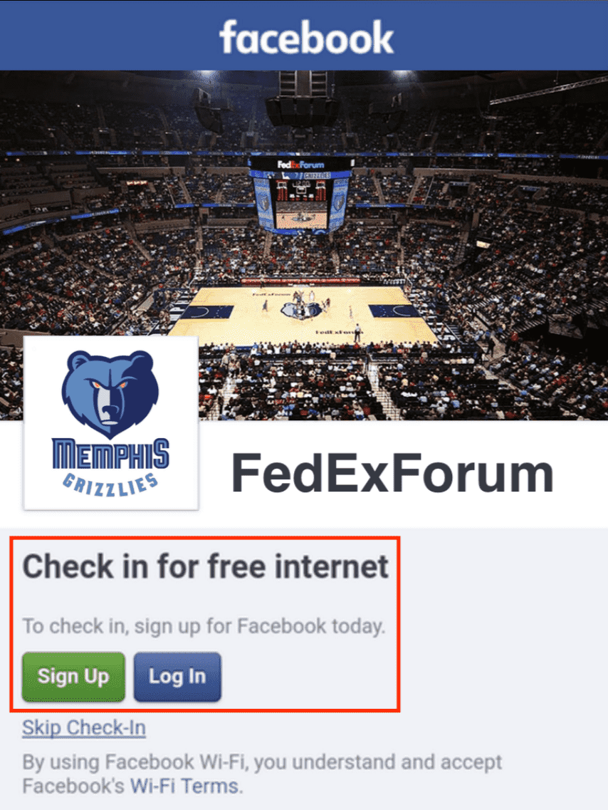Использование Facebook для гостевого WiFi в UniFi Controller.