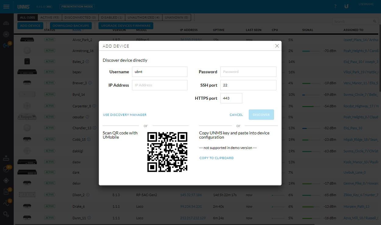 Ubiquiti Network Management System (UNMS). Ubiquiti Network Management System (UNMS).