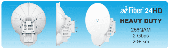 Характеристики AirFiber 24 HD