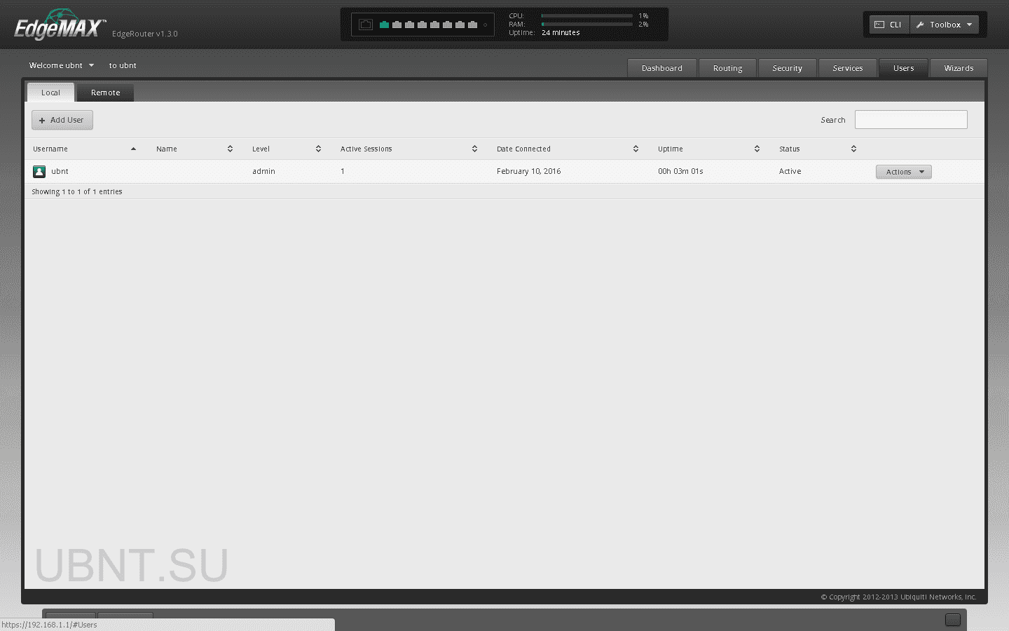 EdgeRouter 8
