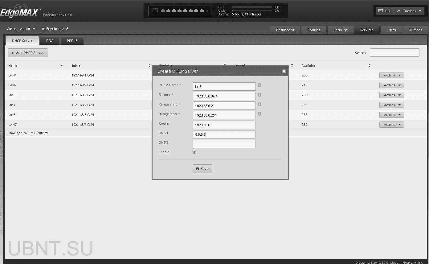 EdgeRouter 8