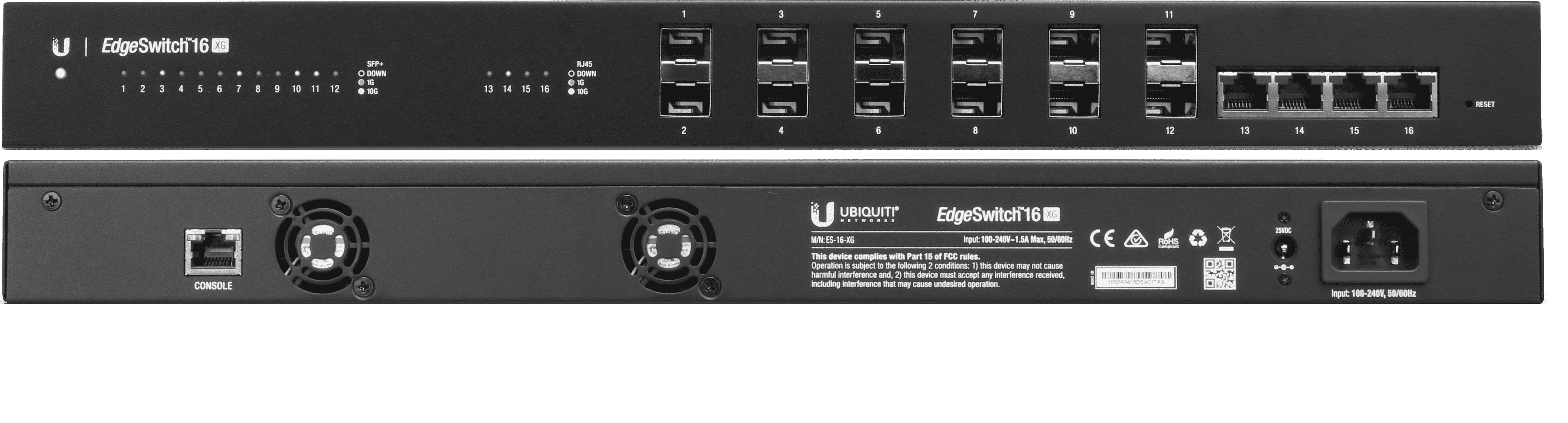 EdgeSwitch 16 XG Ubiquiti EdgeSwitch 16 XG