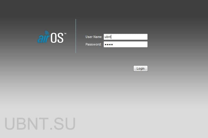 прошивка Ubiquiti