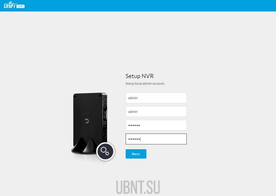 Настройка UniFi Video 3.4 Настройка UniFi Video 3.4