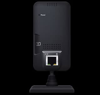 Вид сзади настольной IP-камеры Ubiquiti AirCam Mini