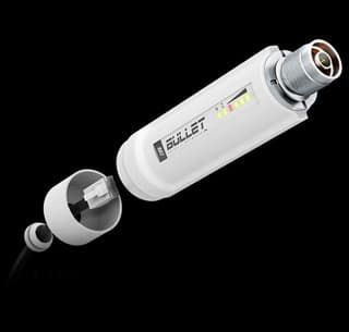 Всепогодная точка доступа WiFi 5ГГц MIMO Ubiquiti Bullet M5HP