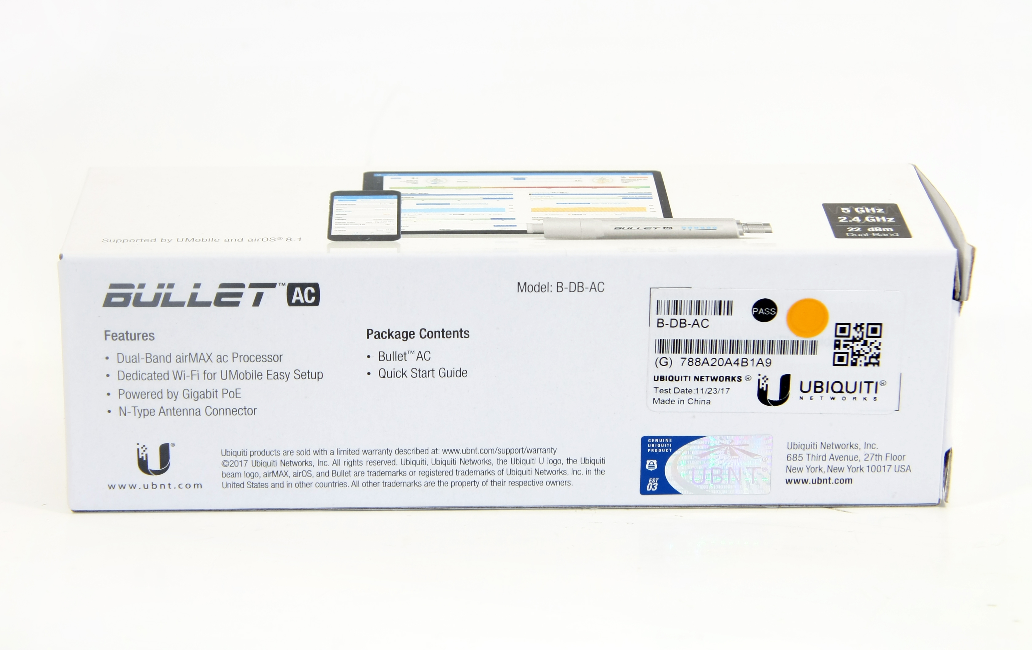 Bullet AC Ubiquiti. Купить. Точка доступа с сервисным Wi-Fi. Настройка