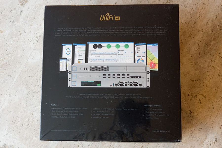 Точка доступа Ubiquiti UniFi AP XG разъемы