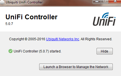 Установка UniFi controller 5.0.7