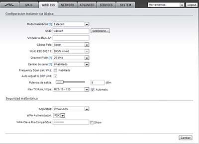 Интерфейс операционной системы airGrid