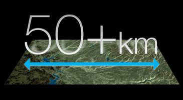 Уверенный сигнал NanoBridge на расстояниях до 50 км