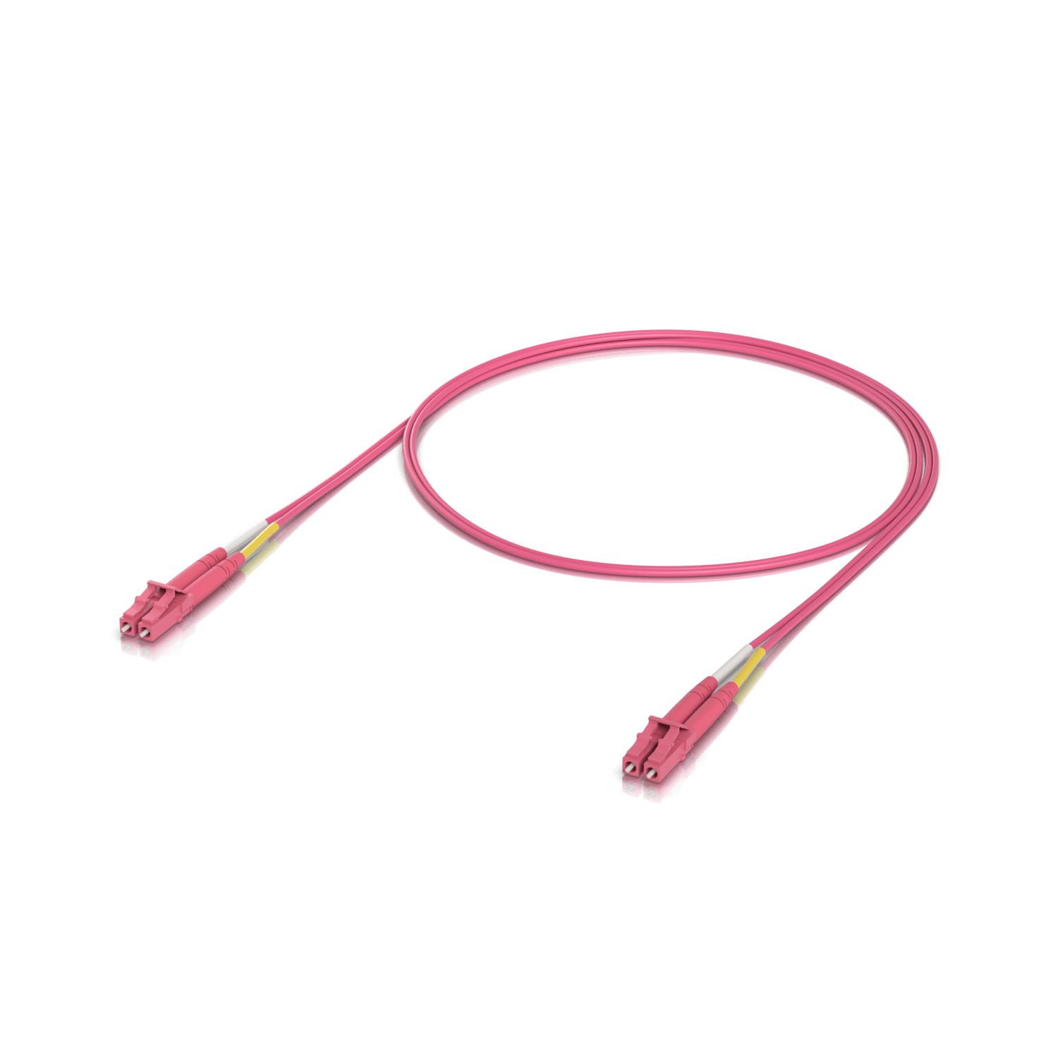 OM4 Duplex LC UPC Fiber Patch Cable 1m