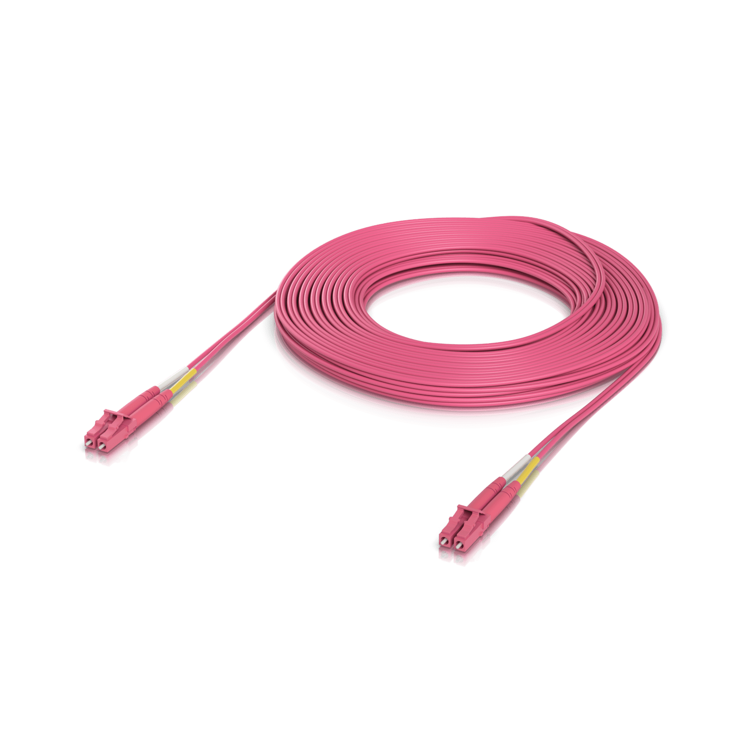 OM4 Duplex LC UPC Fiber Patch Cable 15m