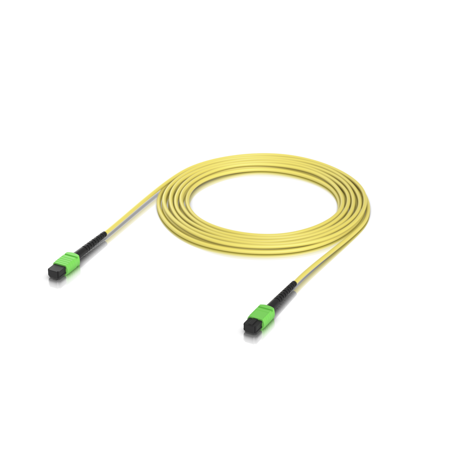 OS2 MPO-12 APC Fiber Patch Cable 5M