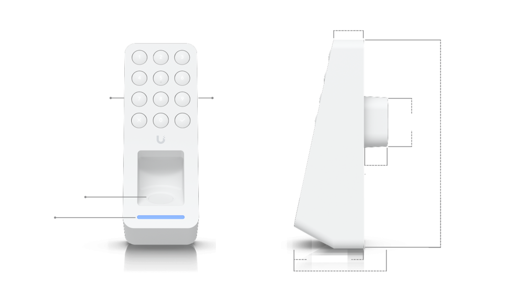 UA-G3-Fingerprint-W особенности конструкции