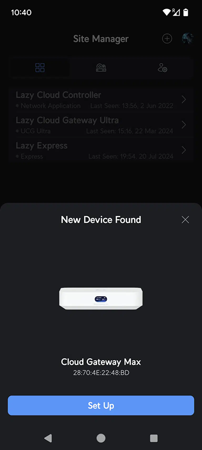 Начало установки